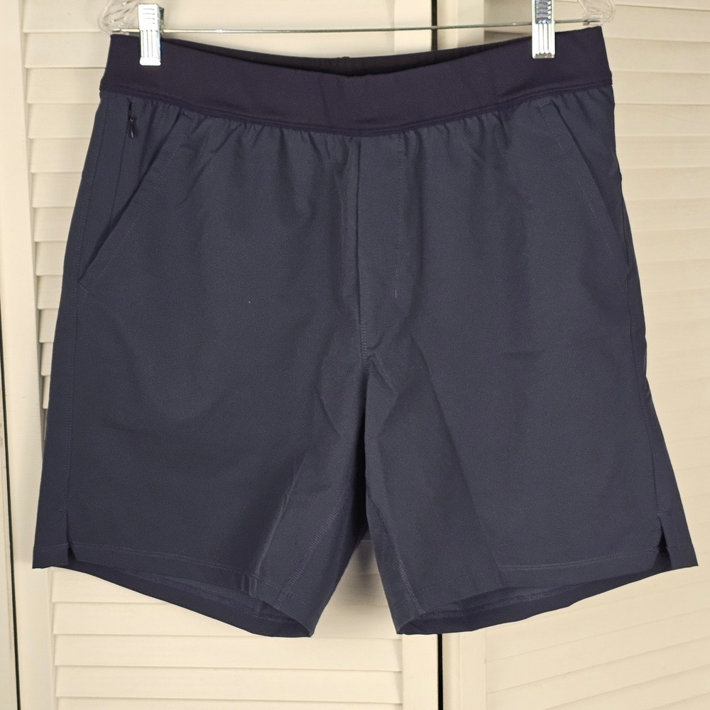 Public Rec Mens Navy Blue Athletic‎ Shorts 34